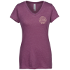 View Image 1 of 3 of Threadfast Vintage Dye V-Neck T-Shirt - Ladies' - Screen