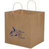 View Image 1 of 1 of Brown Kraft Wide Gusset Paper Bag - 12" x 12"