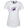 View Image 1 of 3 of Gildan Tri-Blend T-Shirt - Ladies' - White - Screen