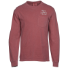 View Image 1 of 3 of Comfort Colors Garment-Dyed 6.1 oz. LS Pocket T-Shirt - Screen