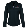 View Image 1 of 3 of Greg Norman Play Dry Tulip Neck 1/4-Zip Pullover - Ladies' - 24 hr