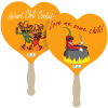 View Image 1 of 2 of Sandwich Hand Fan - Heart