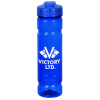 View Image 1 of 4 of PolySure Jetstream Water Bottle with Flip Lid - 24 oz. - 24 hr