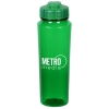 View Image 1 of 4 of PolySure Measure Water Bottle with Flip Lid - 24 oz. - 24 hr