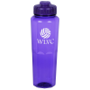 View Image 1 of 4 of PolySure Retro Water Bottle with Flip Lid - 32 oz. - 24 hr