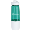 View Image 1 of 5 of PolySure Sip and Pour Water Bottle with Flip Lid - 28 oz. - 24 hr