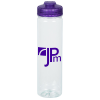 View Image 1 of 3 of PolySure Revive Water Bottle with Flip Lid - 24 oz. - Clear - 24 hr