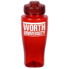 View Image 1 of 4 of PolySure Twister Water Bottle with Flip Lid - 24 oz. - 24 hr