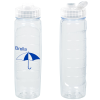 View Image 1 of 3 of Refresh Clutch Water Bottle with Flip Lid - 28 oz. - Clear - 24 hr