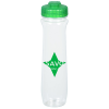 View Image 1 of 3 of Refresh Flared Water Bottle with Flip Lid - 24 oz. - Clear - 24 hr
