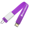 View Image 1 of 1 of Loop USB Flash Drive Keychain - 4GB