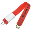 View Image 1 of 3 of Loop USB Flash Drive Keychain - 32GB