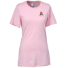 View Image 1 of 2 of Bella+Canvas Relaxed Crewneck T-Shirt - Ladies’ - Embroidered