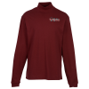 View Image 1 of 3 of Sueded Cotton Jersey Mock Turtleneck - Men's
