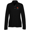 View Image 1 of 1 of Peruvian Pima Cotton LS Pique Polo - Ladies'