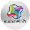 View Image 1 of 1 of Full Color Chrome Sticker - Circle - 2"
