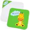 View Image 1 of 1 of Sublimated Hooded Baby Towel