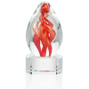View Image 1 of 1 of Helix Art Glass Award - Clear Base