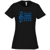 View Image 1 of 3 of LAT Fine Jersey T-Shirt - Ladies' - Colors