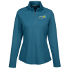 View Image 1 of 3 of Cutter & Buck Advantage Tri-Blend 1/2-Zip Pullover - Ladies'