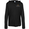 View Image 1 of 3 of Defender Performance Hooded T-Shirt - Youth - Embroidered