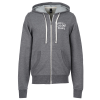 View Image 1 of 3 of Optimal Tri-Blend Full-Zip Hoodie - Men's - Screen