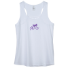 View Image 1 of 3 of Ultimate Racerback Tank - Ladies' - White