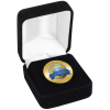 View Image 1 of 3 of Circle Lapel Pin with Gift Box