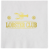 View Image 1 of 2 of Beverage Napkin - 1-ply - White - Low Qty - Foil