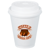 View Image 1 of 2 of Foam Hot/Cold Cup with Traveler Lid - 10 oz. - Low Qty - Full Color