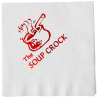 View Image 1 of 2 of Luncheon Napkin - 1-ply - White - Low Qty - Foil