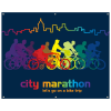 View Image 1 of 1 of Value Outdoor Banner - 4' x 5' - 24 hr