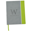 View Image 1 of 2 of Metallic Line Notebook