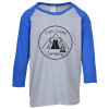 View Image 1 of 3 of Gildan Heavy Cotton 3/4 Sleeve Raglan T-Shirt - Youth - Screen