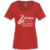 View Image 1 of 3 of Nike Cotton T-Shirt - Ladies' - Screen