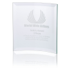 View Image 1 of 1 of Scroll Jade Glass Award - 7"