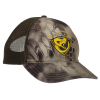 View Image 1 of 2 of Richardson Washed Mesh Back Trucker Cap - Camo