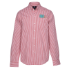 View Image 1 of 3 of Cutter & Buck Epic Easy Care Stretch Gingham Shirt - Men's