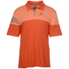 View Image 1 of 3 of adidas Heather 3-Stripes Block Polo