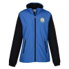 View Image 1 of 4 of Midweight Colorblock Hooded Jacket - Ladies'