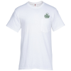 View Image 1 of 3 of Fruit of the Loom HD Pocket T-Shirt - Men's - White