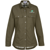 View Image 1 of 4 of Canvas Shirt Jacket - Ladies' - 24 hr