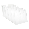 View Image 1 of 3 of Clear Literature Holder - 7-3/8" - 8-3/4" - Pack of 5
