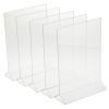 View Image 1 of 3 of Clear Sign Holder - 12-1/4" x 8-1/2" - Pack of 5