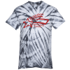 View Image 1 of 3 of Tie-Dyed Contrast Cyclone T-Shirt