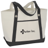 View Image 1 of 3 of Canvas 12 oz. Sailing Tote - 13" x 20-1/2" - 24 hr