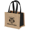 View Image 1 of 2 of Mini Jute Gift Tote - 24 hr