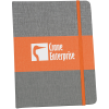 View Image 1 of 4 of Heathered Colorblock Notebook - 24 hr