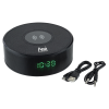 View Image 1 of 8 of Orbit Alarm Clock Speaker with Wireless Charger