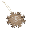 View Image 1 of 4 of Wood Ornament - Snowflake